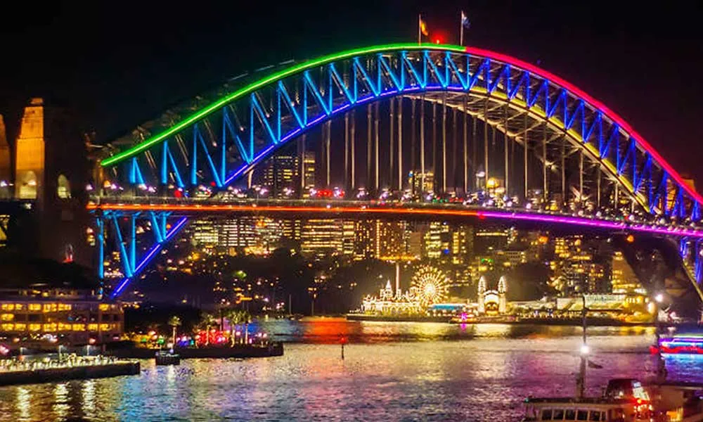 Vivid Sydney Catamaran Cruise with Canapes on Fleetwing II - Book Now | Experience Oz-3