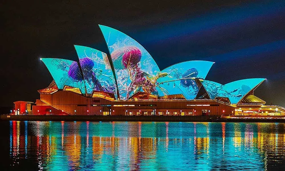 Vivid Sydney Catamaran Cruise with Canapes on Fleetwing II - Book Now | Experience Oz-4