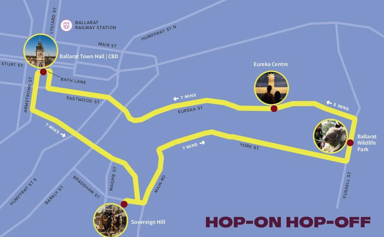 Ballarat Hop On Hop Off Bus Pass - Book Now | Experience Oz-1