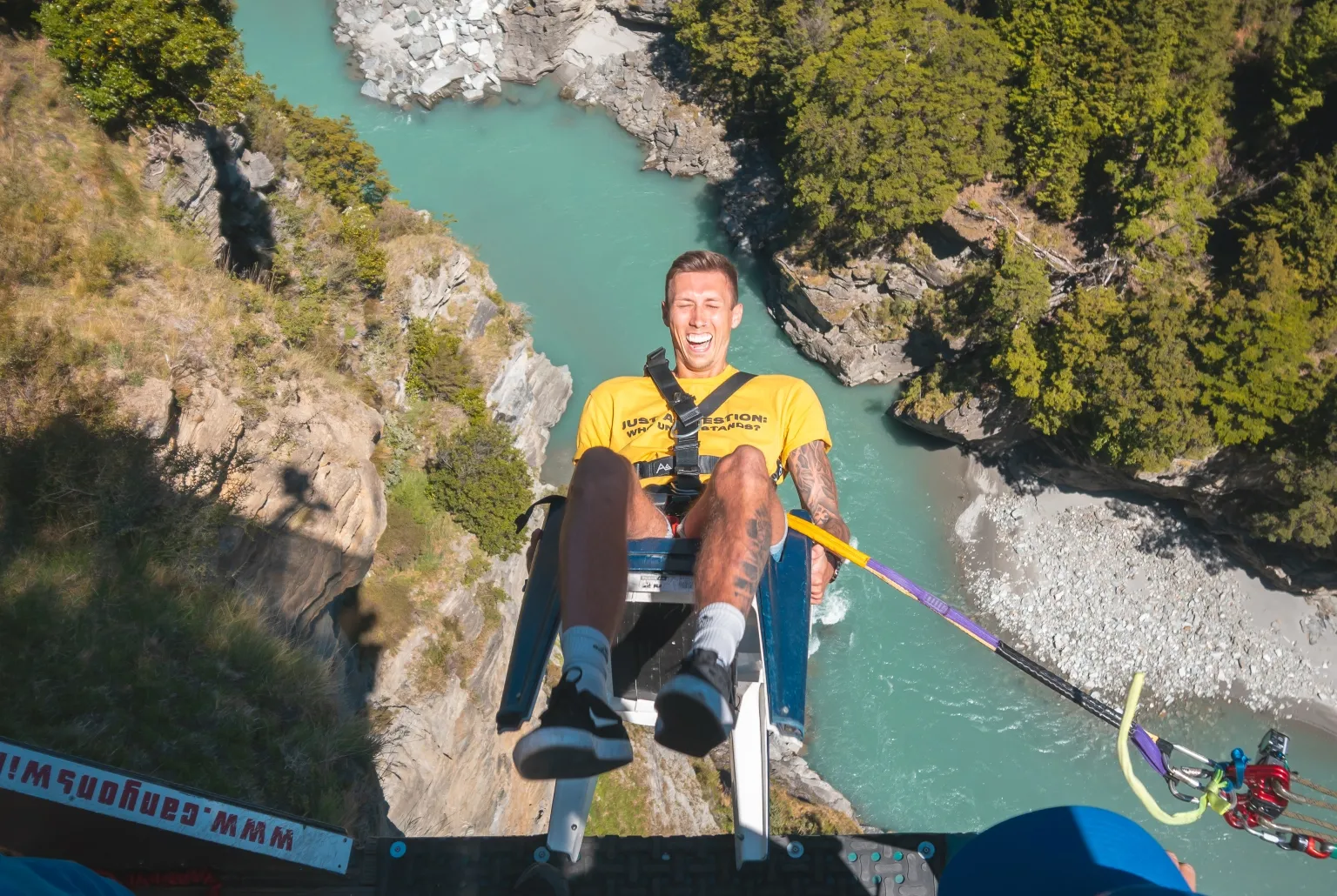 Shotover Canyon Swing from Queenstown | Everything New Zealand-4