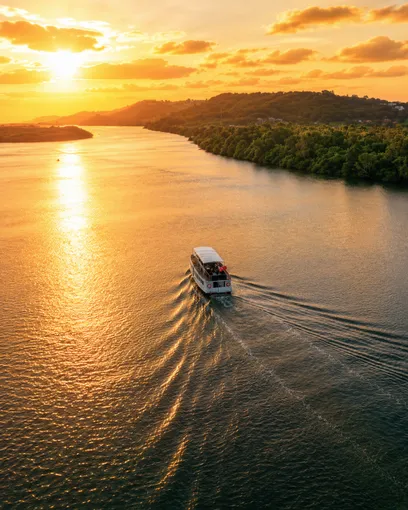 Tweed River Sunset Cruise, Live Music & Nibbles | Experience Oz