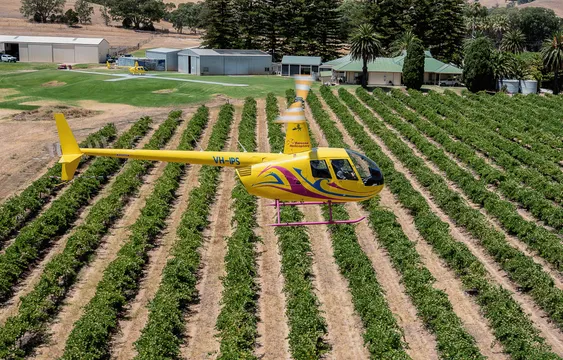Private 15 Minute Scenic Helicopter Flight over the Barossa Valley
