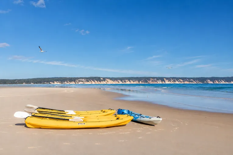 Ocean Kayaking & 4WD Adventure Double Island Point - Noosa