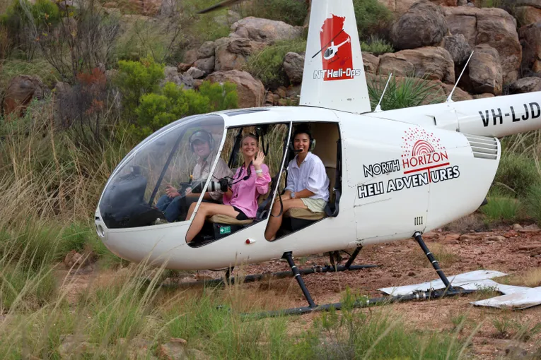 Helicopter Flight and Landing, 50 Minutes - Nitmiluk