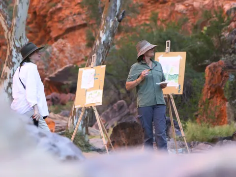 Simpsons Gap Sunset Watercolour Class - 3 Hours