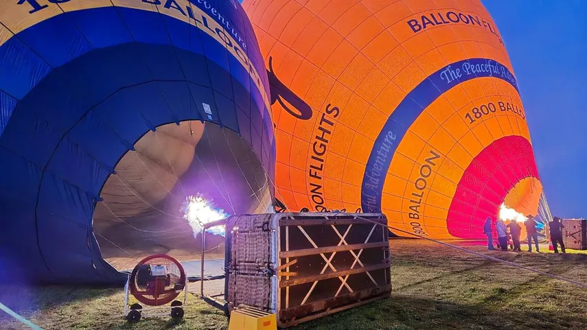 Ballooning in Yarra Valley INCLUDES Melbourne City Transfer and Breakfast