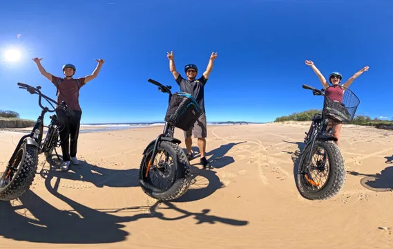 Noosa North Shore Electric Fat Bike Beach Ride - 3 Hours