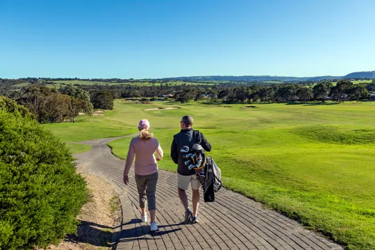 Victor Harbor 18 Hole Golf with Buggy and Drinks - For 2