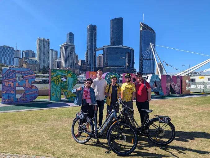 Brisbane Guided Electric Bike Tour - 3 Hours | Experience Oz