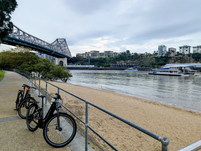 Brisbane Guided Electric Bike Tour - 3 Hours | Experience Oz