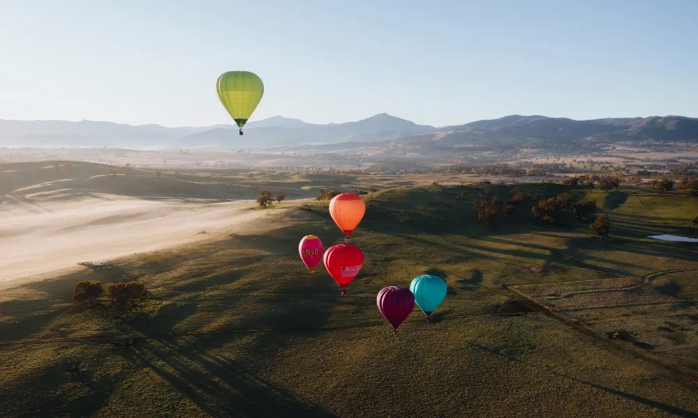 Afternoon Hot Air Balloon Flight Over Mansfield | Experience Oz-1
