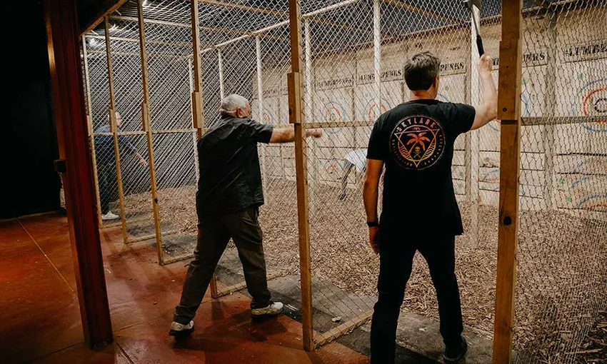 Perth Axe Throwing Session - Book Now | Experience Oz