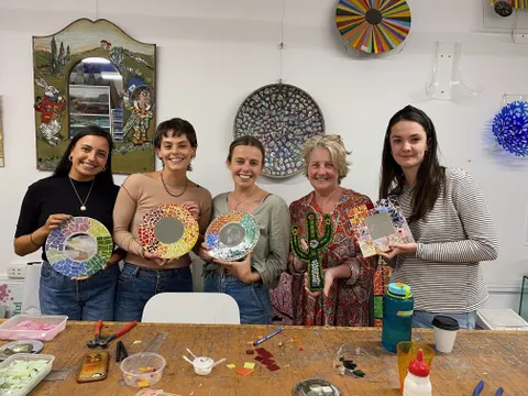 Melbourne Creative Mosaic Making Workshop - Family of 4
