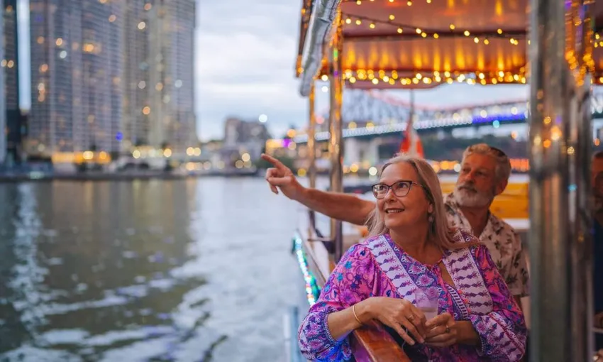Sunset & City Lights Cruise, 90 Minutes – Brisbane River
