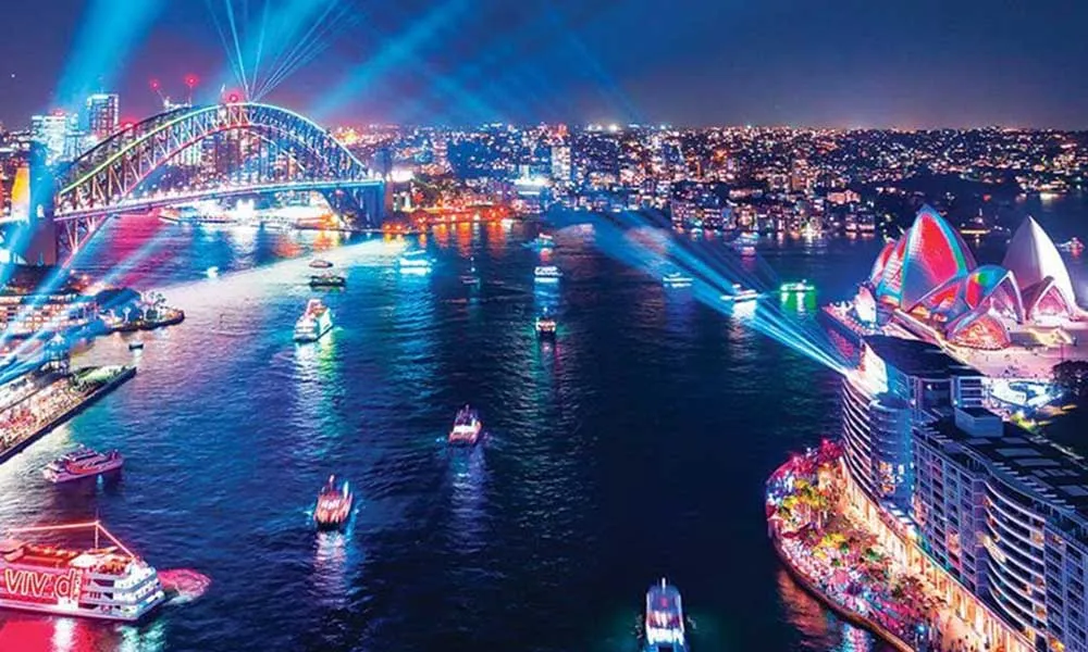Vivid Sydney Retro Party Cruise - 3 Hours - Book Now | Experience Oz-1