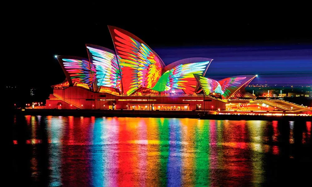 Vivid Sydney Intimate Catamaran Cruise with Canapes | Experience Oz-1