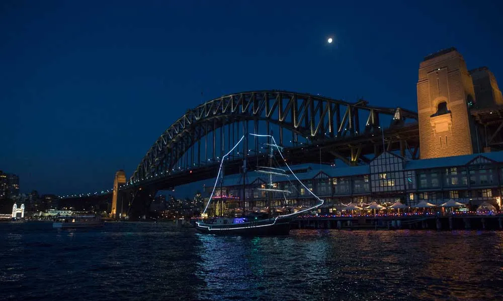 Vivid SydneyTall Ship Dinner Cruise - 90 Minutes | Experience Oz-6