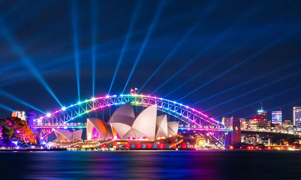 Vivid SydneyTall Ship Dinner Cruise - 90 Minutes | Experience Oz-3