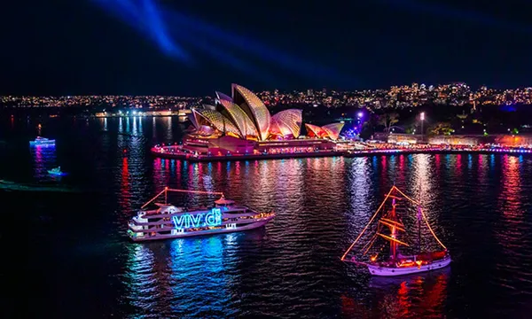 Vivid Sydney Tall Ship Dinner Cruise 