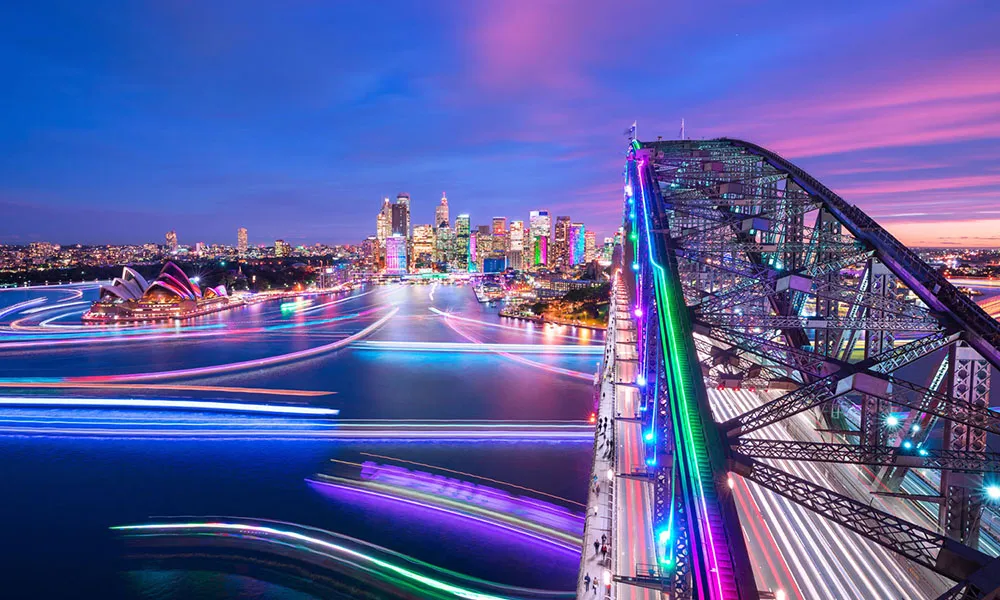 Vivid Sydney Harbour Cruise From Darling Harbour | Experience Oz-7