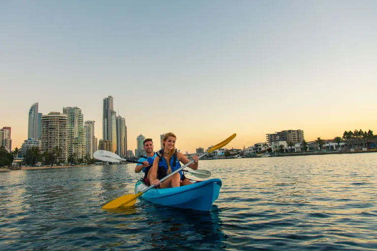 Gold Coast Sunset Twilight Kayak Tour - Book Now | Experience Oz