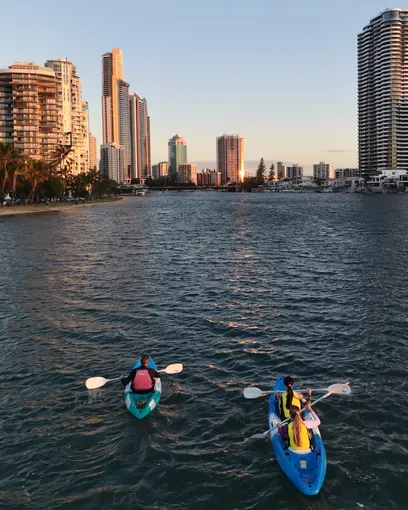 Gold Coast Sunset Twilight Kayak Tour - Book Now | Experience Oz