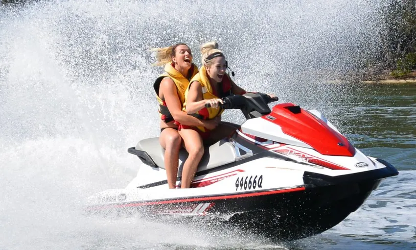 Glasshouse Mountains Jet Ski Tour from Caloundra | Experience Oz