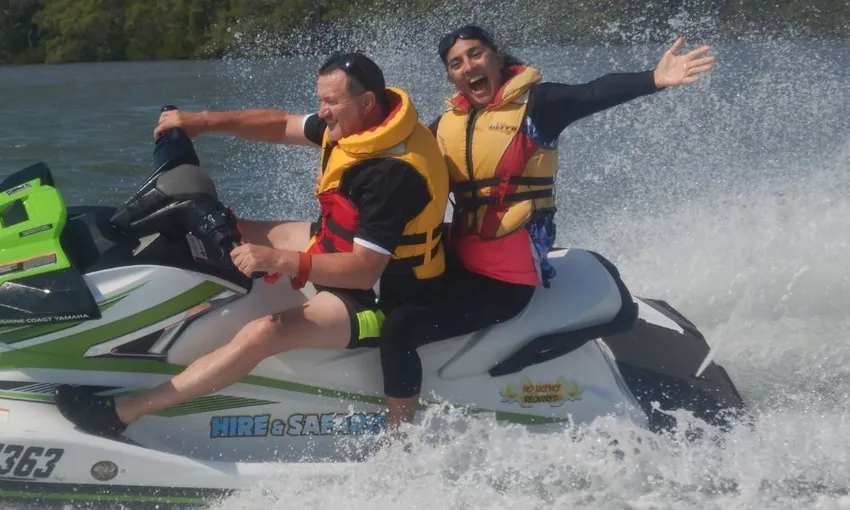 Glasshouse Mountains Jet Ski Tour from Caloundra | Experience Oz