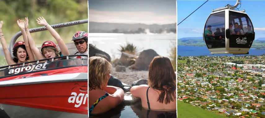 Rotorua Attractions Escapade Pass - Agroventues, Skyline & more