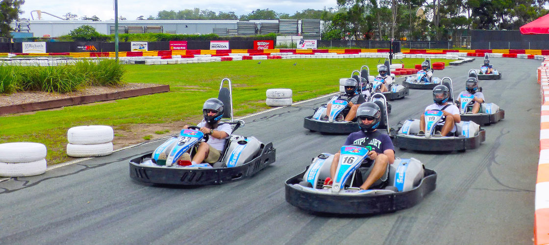 Racing go karts