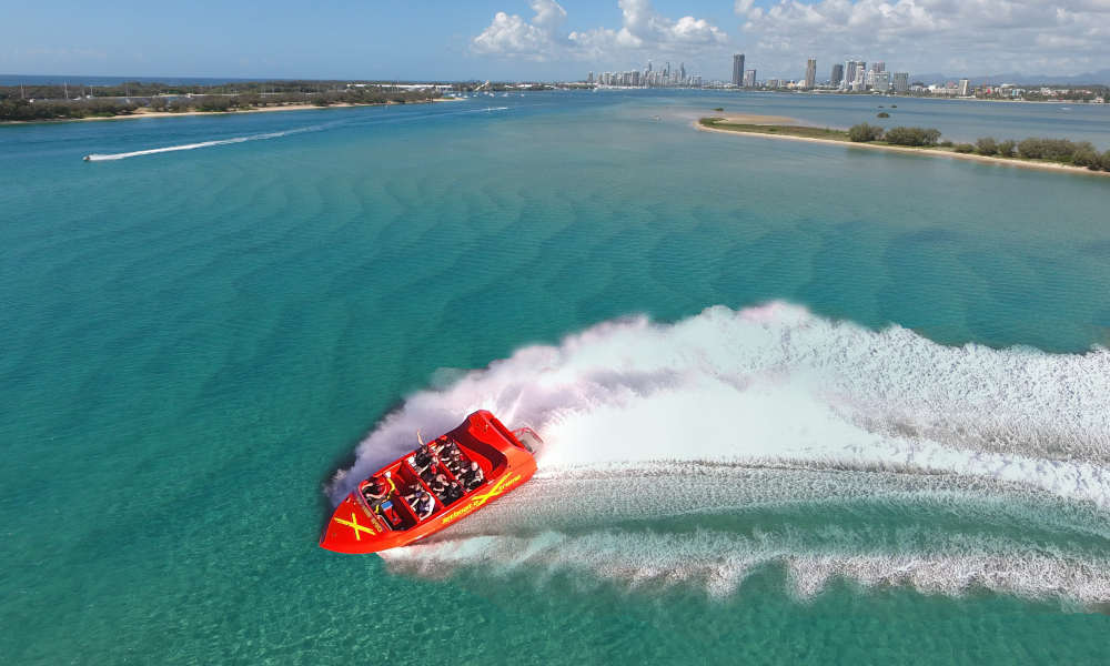Jet Boat Extreme Surfers Paradise Broadwater experience 
