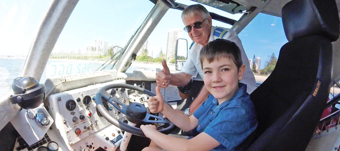 aquaduck kid driving