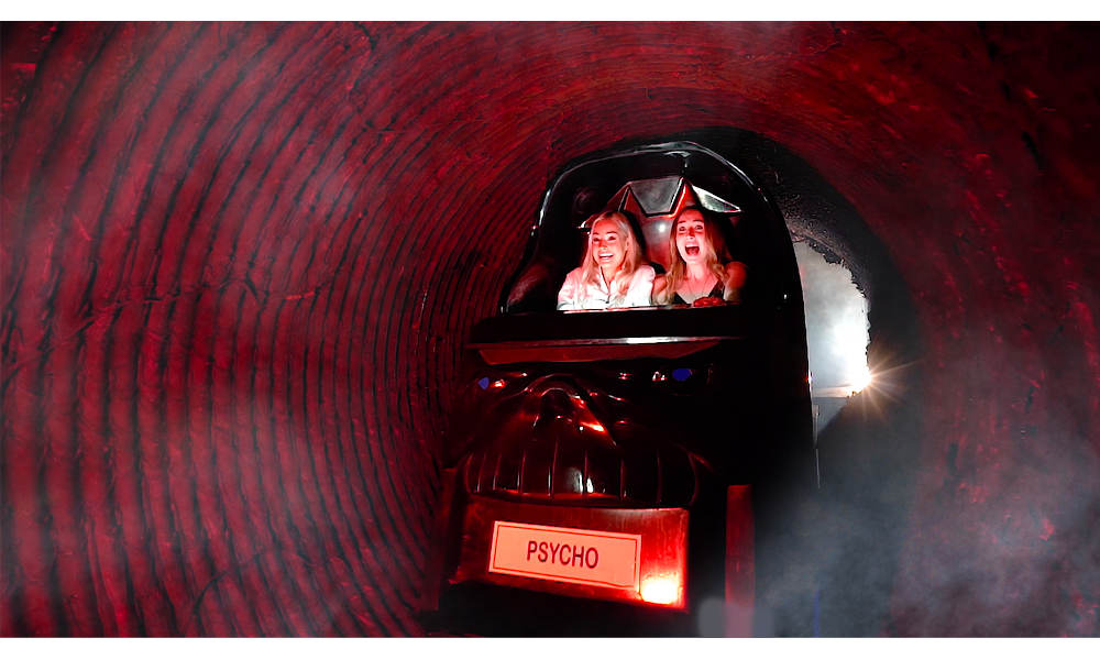 Dracula's Cabaret Dinner and show ghost train 