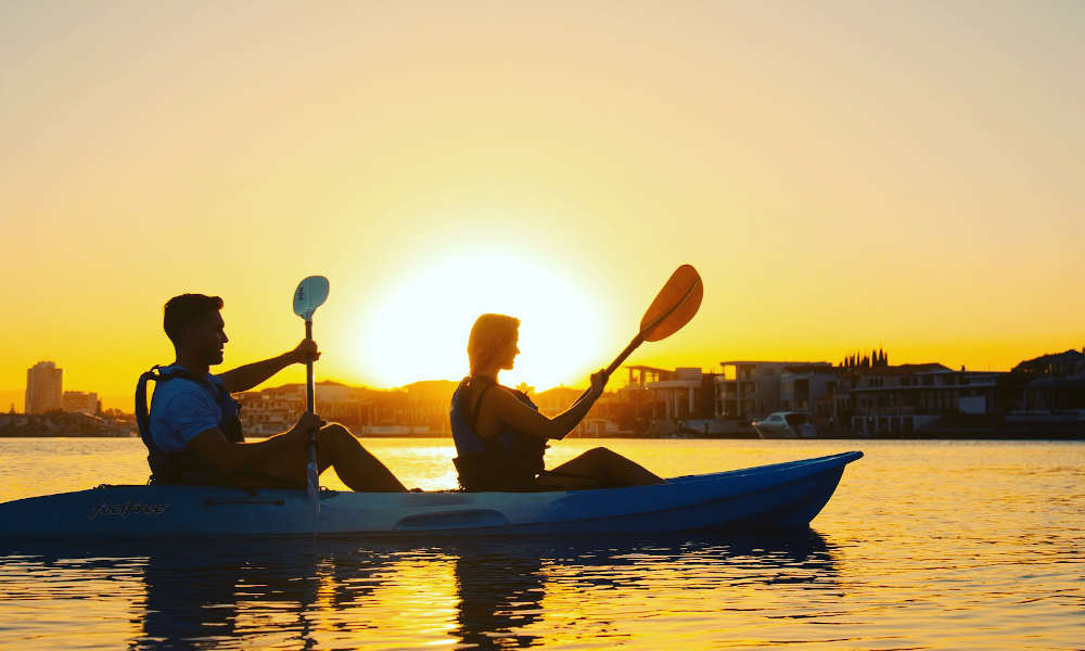 Australian Kayaking Adventures sunset tour 