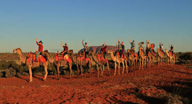 Uluru Sunrise and Sunset Camel Ride Tours