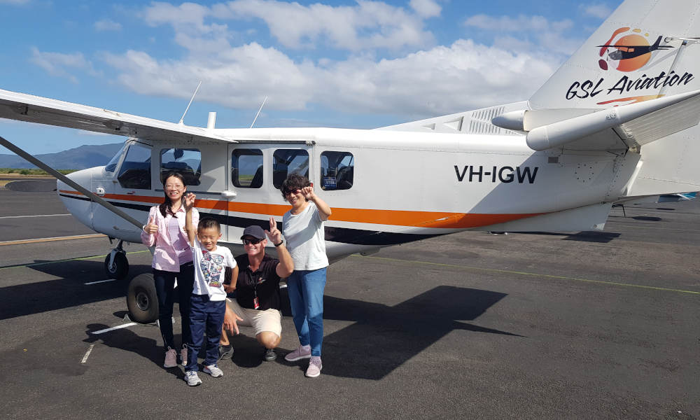 GSL Aviation  Cairns Great Barrier Reef flight family experiences 