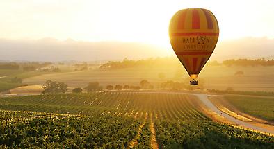 Barossa Valley Hot Air Balloon Flight with Breakfast and Wine