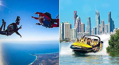 Skydive & Jetboat Package