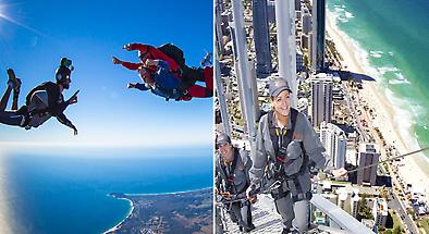 Skydive & SkyPoint Climb Package