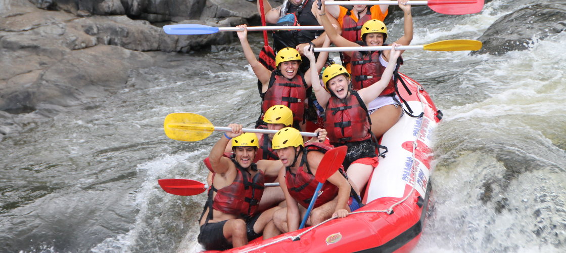 Foaming Fury white water rafting