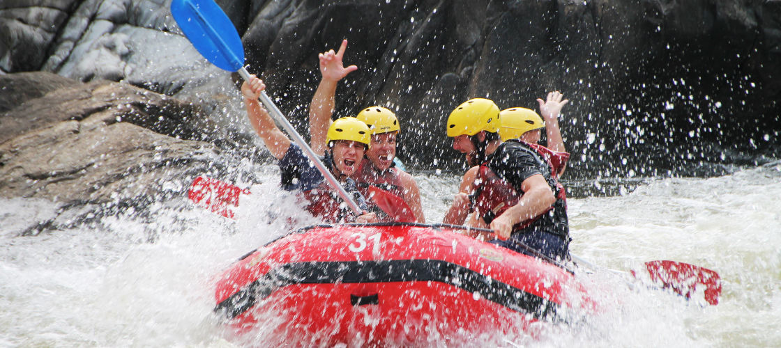 Foaming Fury white water rafting