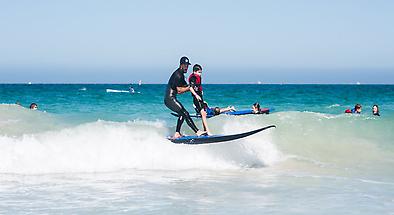 Surfing Lessons at Brighton Beach