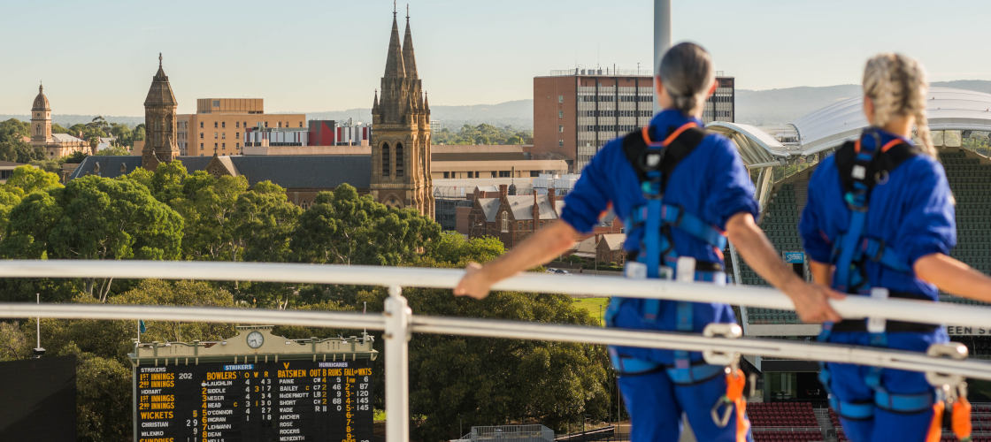 Adelaide Oval Twilight Roof Climb Buy Voucher Gift It Now