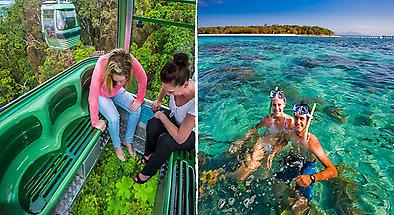 1 Day Cairns Green Island & Kuranda Skyrail Package