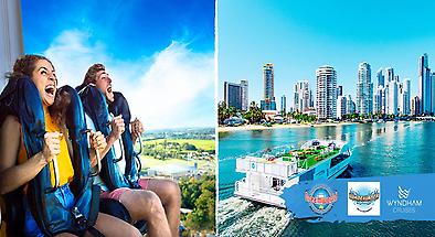 Dreamworld, WhiteWater World & SkyPoint 3 Day Pass and Sightseeing Cruise