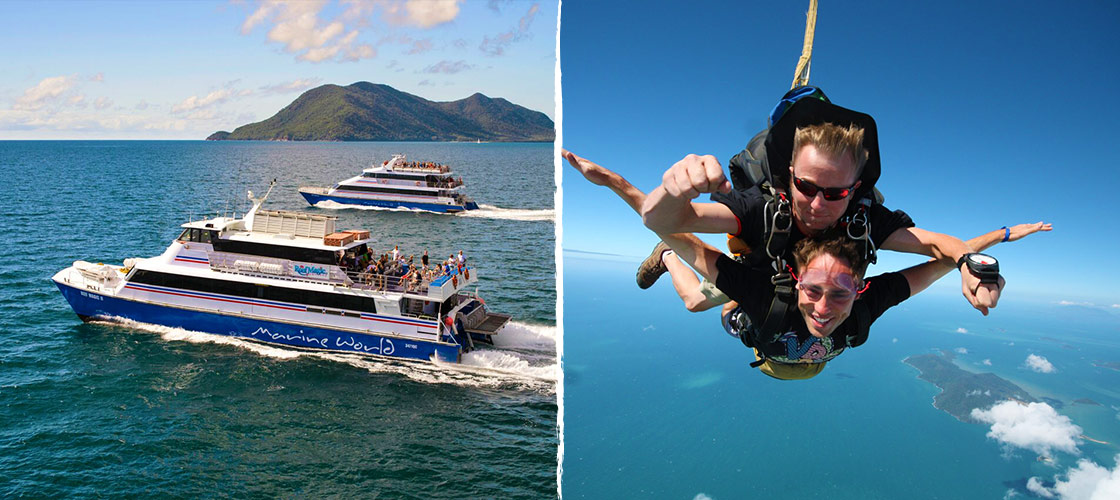 Air Ballooning Hot Deals Island Tours Kuranda Packages Pontoon Rafting Reef Cruises Skydiving Skyrail Scenic Railway Snorkelling