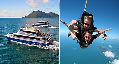 2 Day Cairns Reef Cruise & Skydive Package