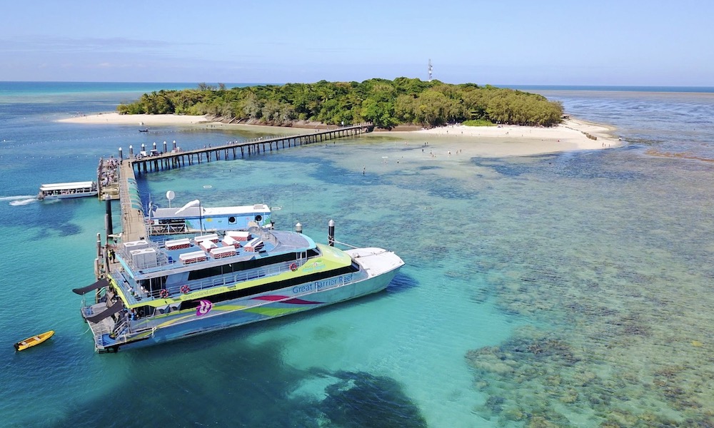 Green Island Full Day Trip + Snorkelling OR Glass Bottom Boat Reef Fleet Terminal 1 Spence St Cairns Qld 4870