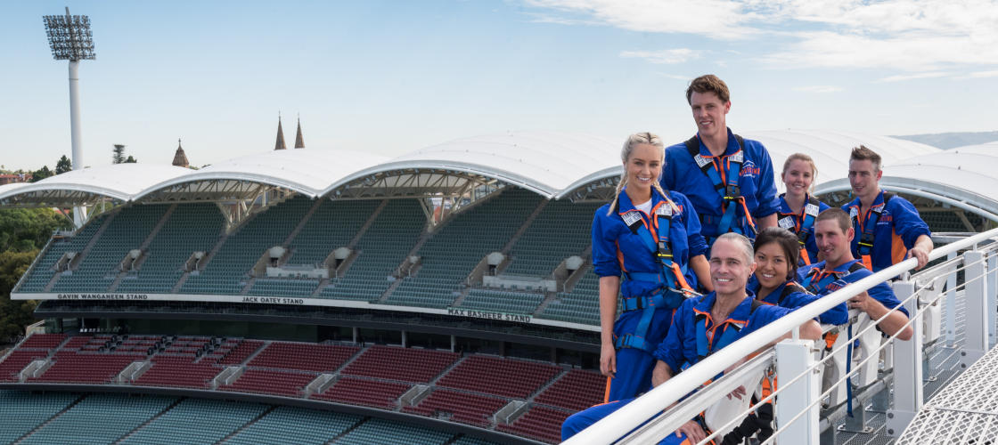 Adelaide Oval Twilight Roof Climb