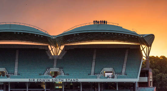 Adelaide Oval Twilight Roof Climb